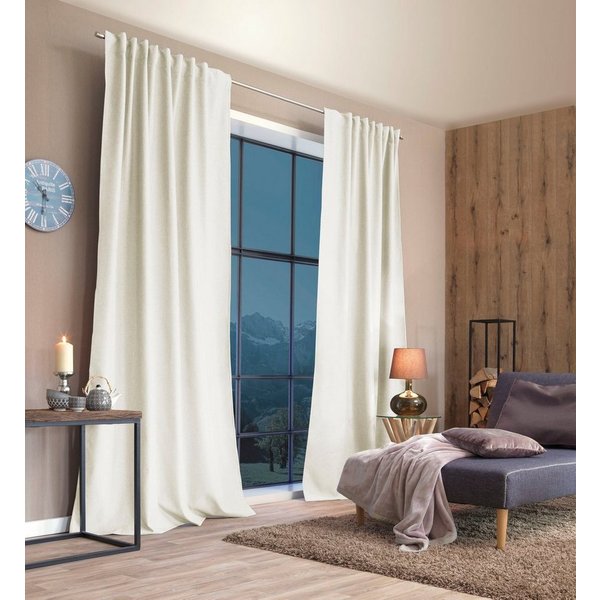 Home Basics Gardine ESKIMO, 1 Stück, Thermo, (1 St), Multifunktionsband, blickdicht, Polyester, Thermostoff Uni ESKIMO
