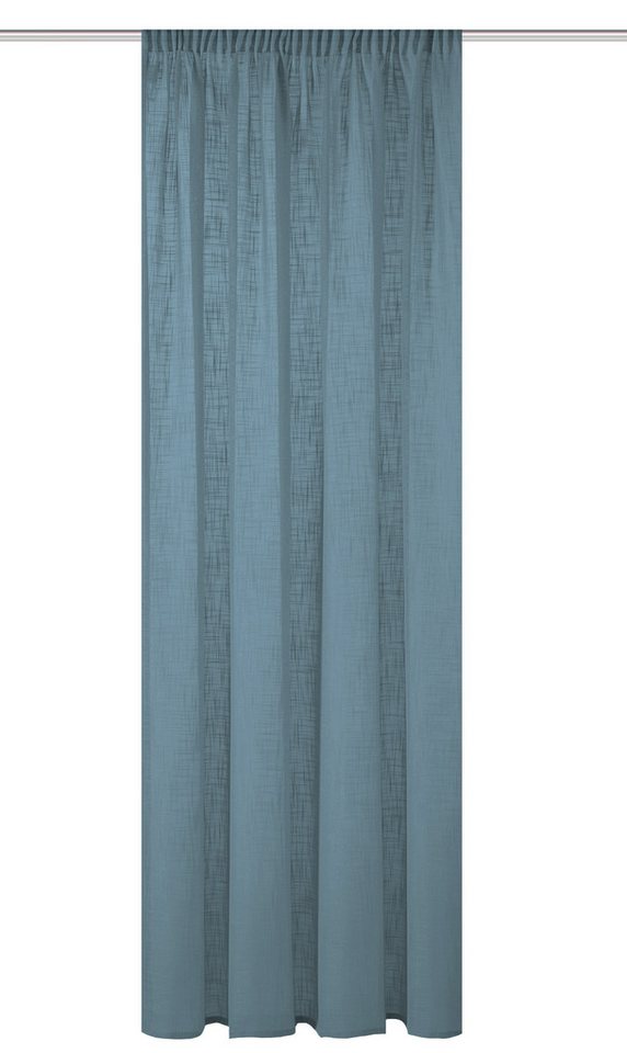 Home Basics Gardine SOFTY (1 St), Multifunktionsband, halbtransparent, Leinenstruktur, Kombibandschal Leinenstruktur SOFT – Bild 3 von 5