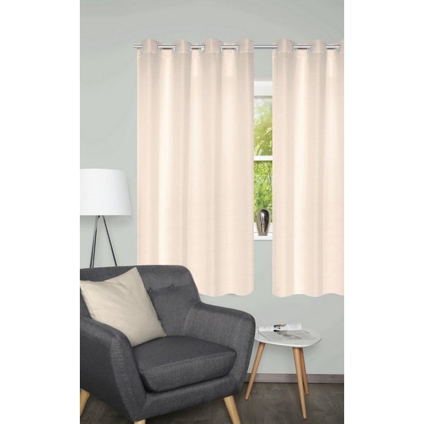 Home Basics Vorhang BENOGA 2er SET (2 St), Ösen, blickdicht, SET, Ösenschal, Uni, Dekostruktur