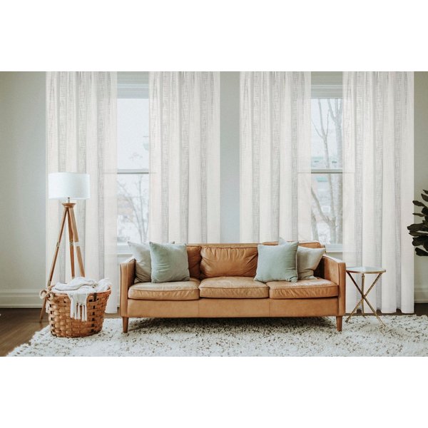 Home Basics Vorhang SOFTY (1 St), Ösen, halbtransparent, Ösenschal SOFTY Uni