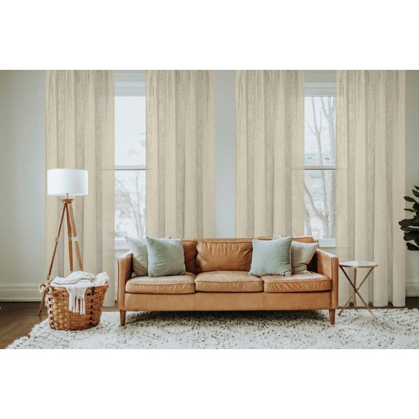 Home Basics Vorhang SOFTY 2er Pack (2 St), Ösen, halbtransparent, 2er Pack Ösenschal SOFTY Uni