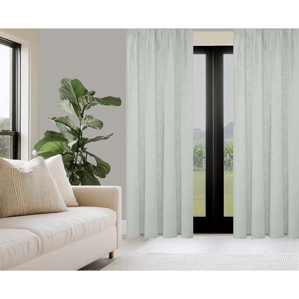 Home Basics Vorhang SOFTY 2er Pack (2 St), Multifunktionsband, halbtransparent, 2er Pack Kombibandschal SOFTY Uni