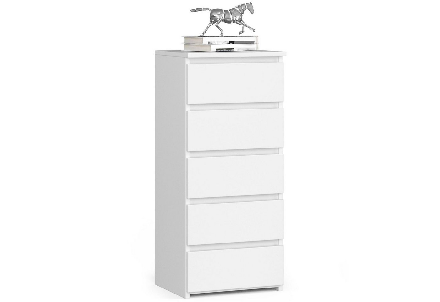 Home Collective Kommode 40 cm breit Holz Highboard Sideboard für Flur Schlafzimmer Wohnzimmer (Mehrzweckschrank Schrank schmal Kommode Schlafzimmer mit Schublad – Bild 3 von 5