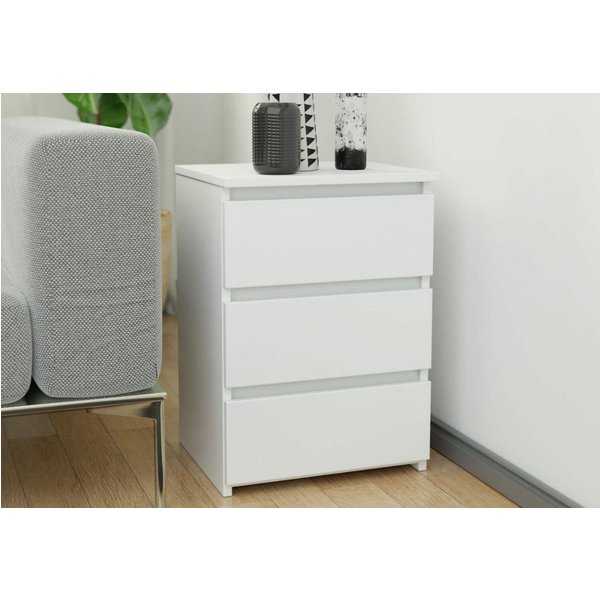 Home Collective Kommode 40 cm breit Holz Highboard Sideboard für Flur Schlafzimmer Wohnzimmer (Mehrzweckschrank Schrank schmal Kommode Schlafzimmer mit Schublad