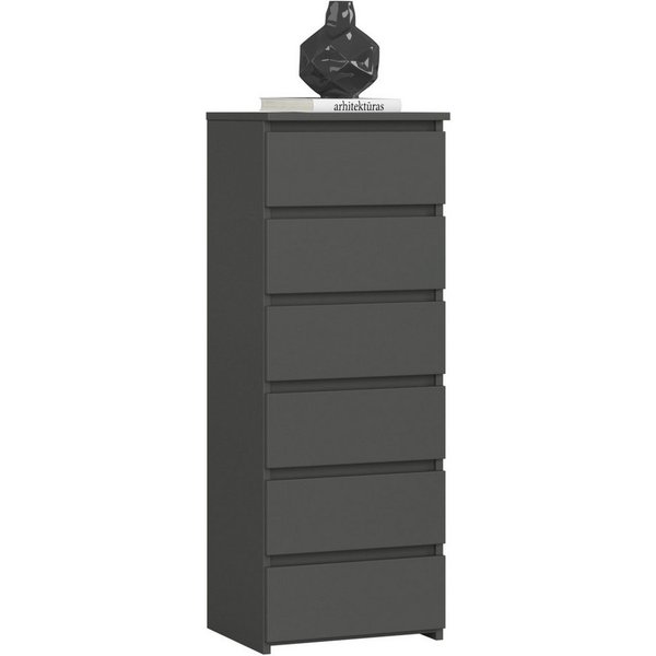 Home Collective Kommode 40 cm breit Holz Highboard Sideboard für Flur Schlafzimmer Wohnzimmer (Mehrzweckschrank Schrank schmal Kommode Schlafzimmer mit Schublad