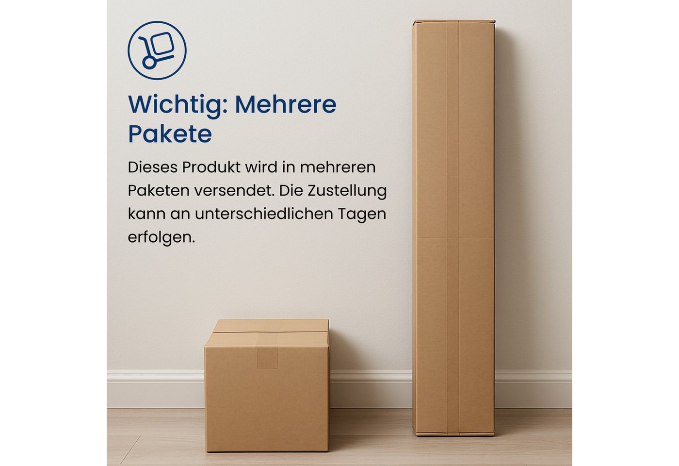 Home Collective Kommode Highboard Sideboard für Flur Schlafzimmer Wohnzimmer (Perfekt für Wohnzimmer, Schlafzimmer oder Esszimmer), mit 3 Schubladen und 2 Türen – Bild 4 von 4