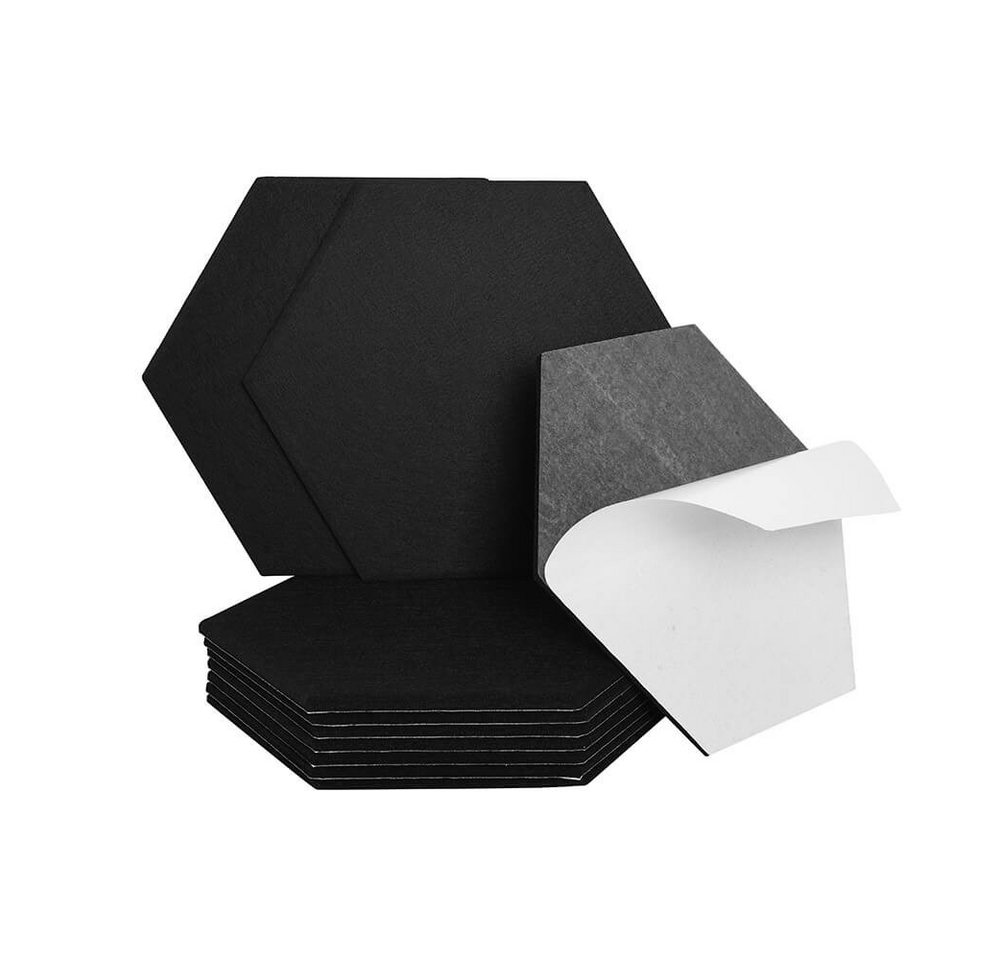 HOME DELUXE Akustikplatte Hexagon selbstklebend SILENT, (5-St) – Bild 3 von 5
