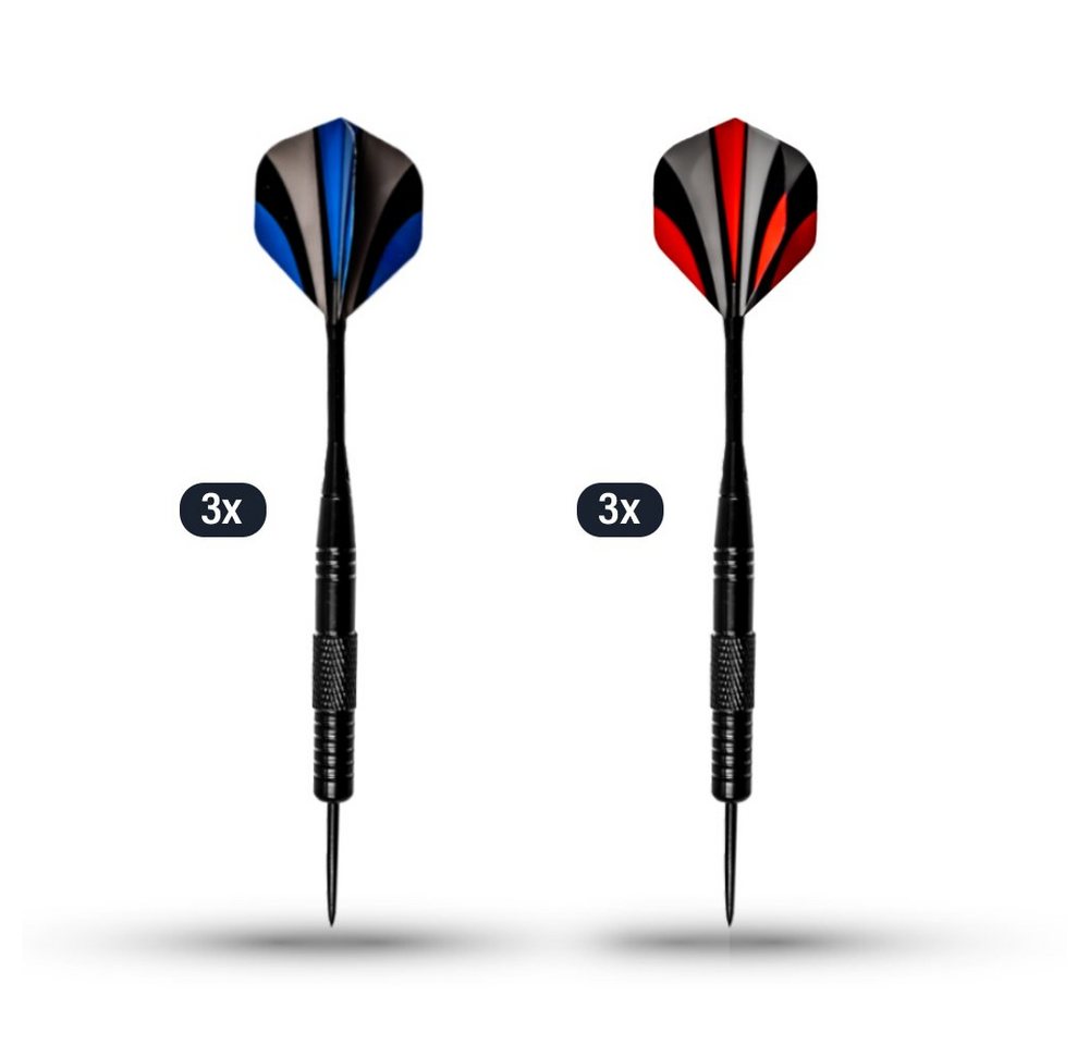 HOME DELUXE Dartscheibe FINISH 45,1 x 45,1 x 4 cm, Dartboard inkl. Dartpfeilen – Bild 5 von 5