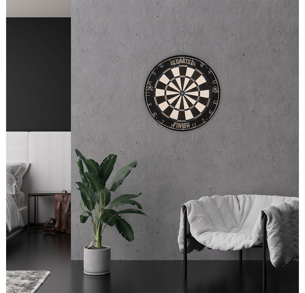 HOME DELUXE Dartscheibe FINISH 45,1 x 45,1 x 4 cm, Dartboard inkl. Dartpfeilen – Bild 2 von 5