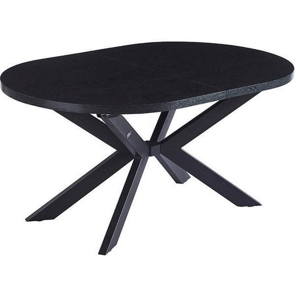HOME DELUXE Esstisch AVENTI 160-200 x 100 cm, ausziehbar bis 200 cm, Küchentisch mit Metallgestell, Esszimmertisch