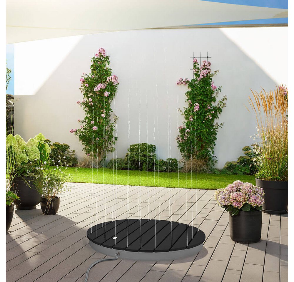HOME DELUXE Gartendusche Bodendusche CALIA (bis zu 4 m, Anschluss: 3/4 Zoll), Outdoor-Dusche, Campingdusche, Außendusche – Bild 2 von 5