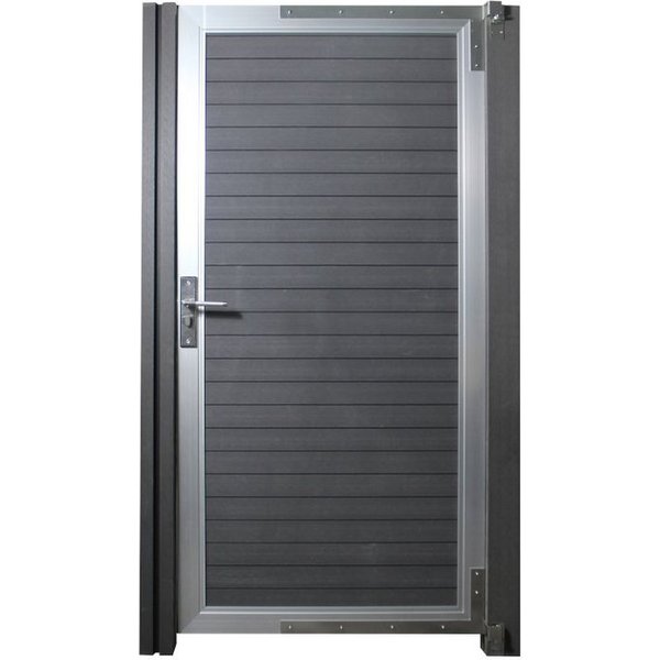 HOME DELUXE Gartentor WPC CALLATOR - 180 x 90 cm, Beidseitig nutzbar, passend zum Sichtschutzzaun CALLADO