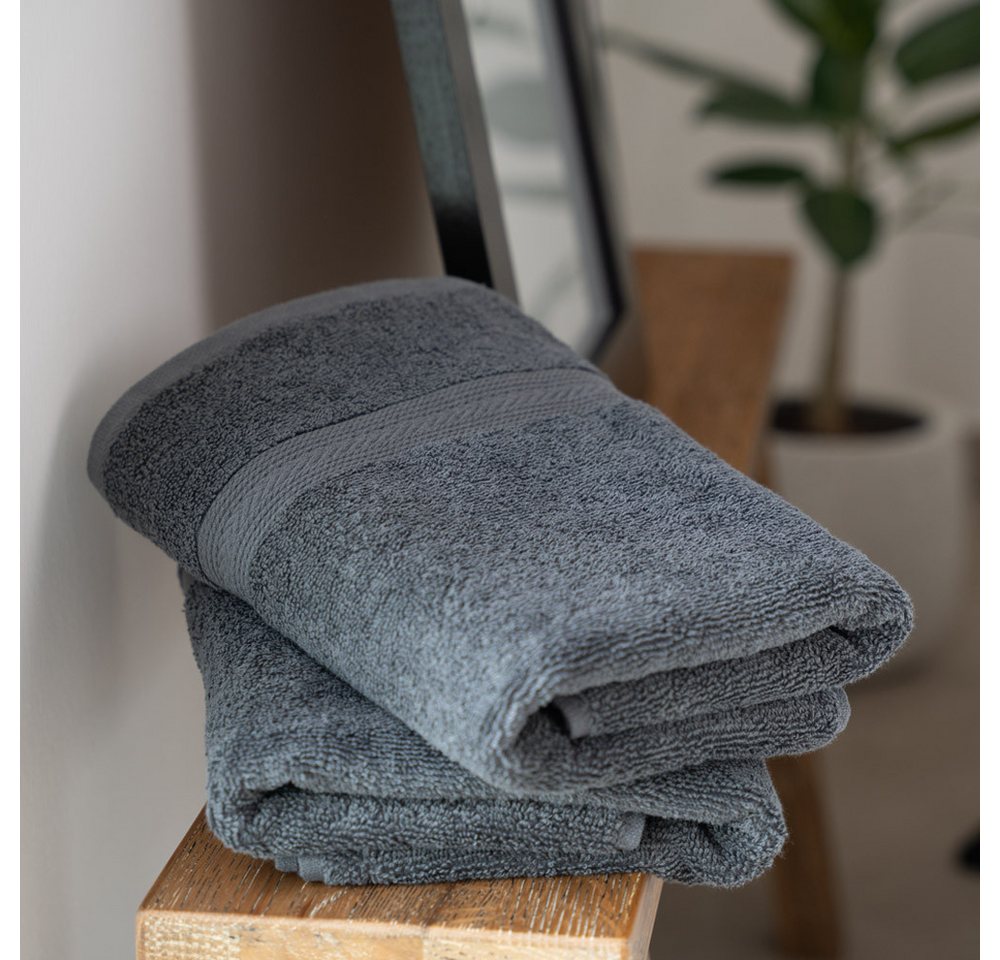 HOME DELUXE Handtuch Set SOFT, Baumwolle (4-St), ultraweich & schnell trocknend, Badehandtuch, Handtücher – Bild 5 von 5