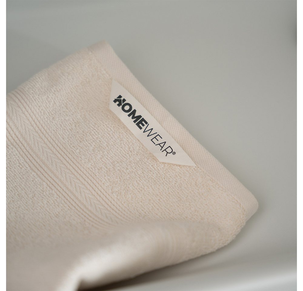 HOME DELUXE Handtuch Set SOFT, Baumwolle (4-St), ultraweich & schnell trocknend, Badehandtuch, Handtücher – Bild 4 von 5