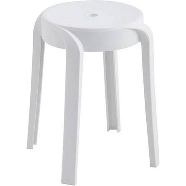 HOME DELUXE Hocker Stapelhocker NIVO (2 St), Esszimmerhocker, Fußhocker, Rund