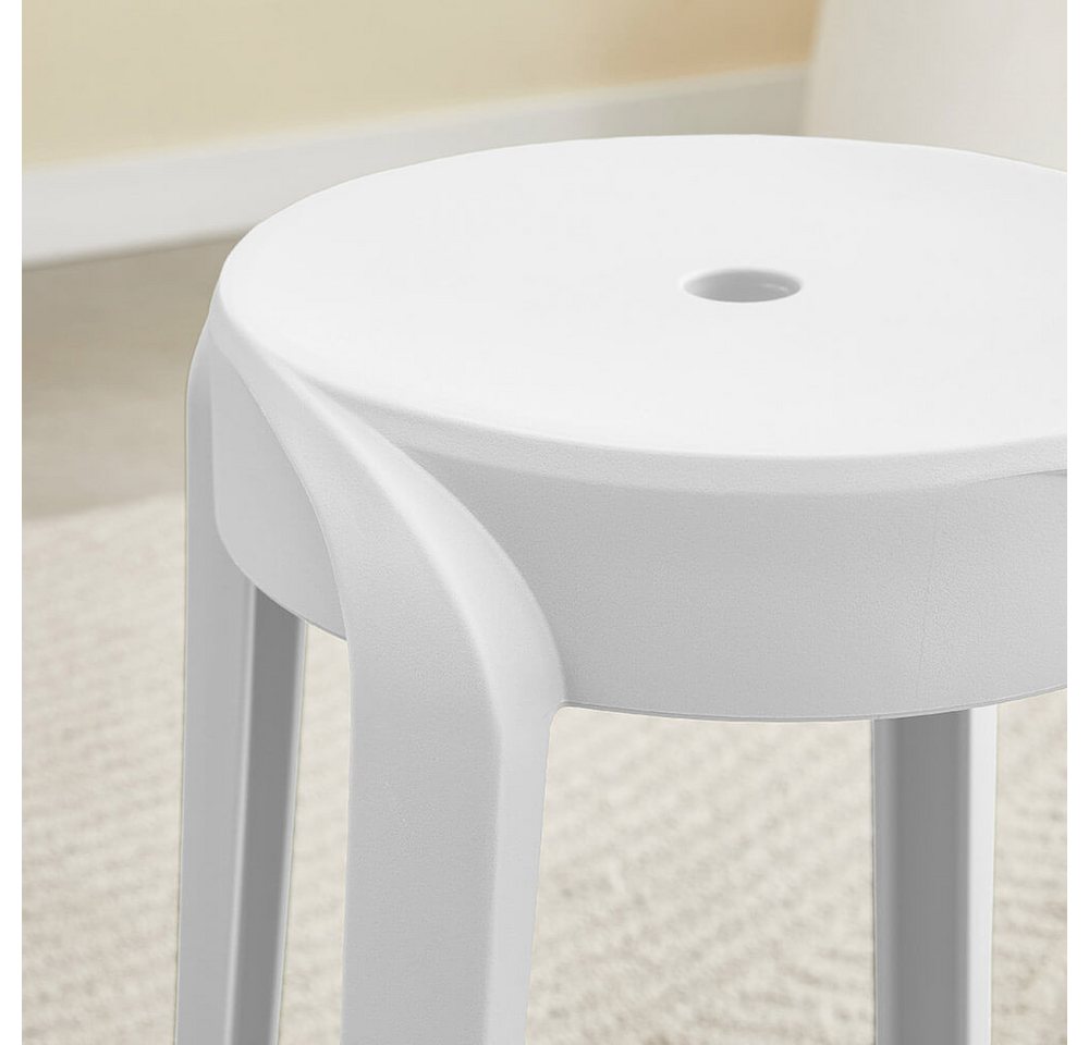 HOME DELUXE Hocker Stapelhocker NIVO (2 St), Esszimmerhocker, Fußhocker, Rund – Bild 3 von 4
