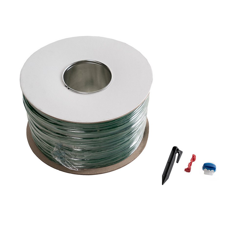 HOME DELUXE Installations-Kit Begrenzungskabel, inkl. Erdspieße, Kabelverbinder & Klemmen, Begrenzungskabel für Mähroboter – Bild 3 von 4