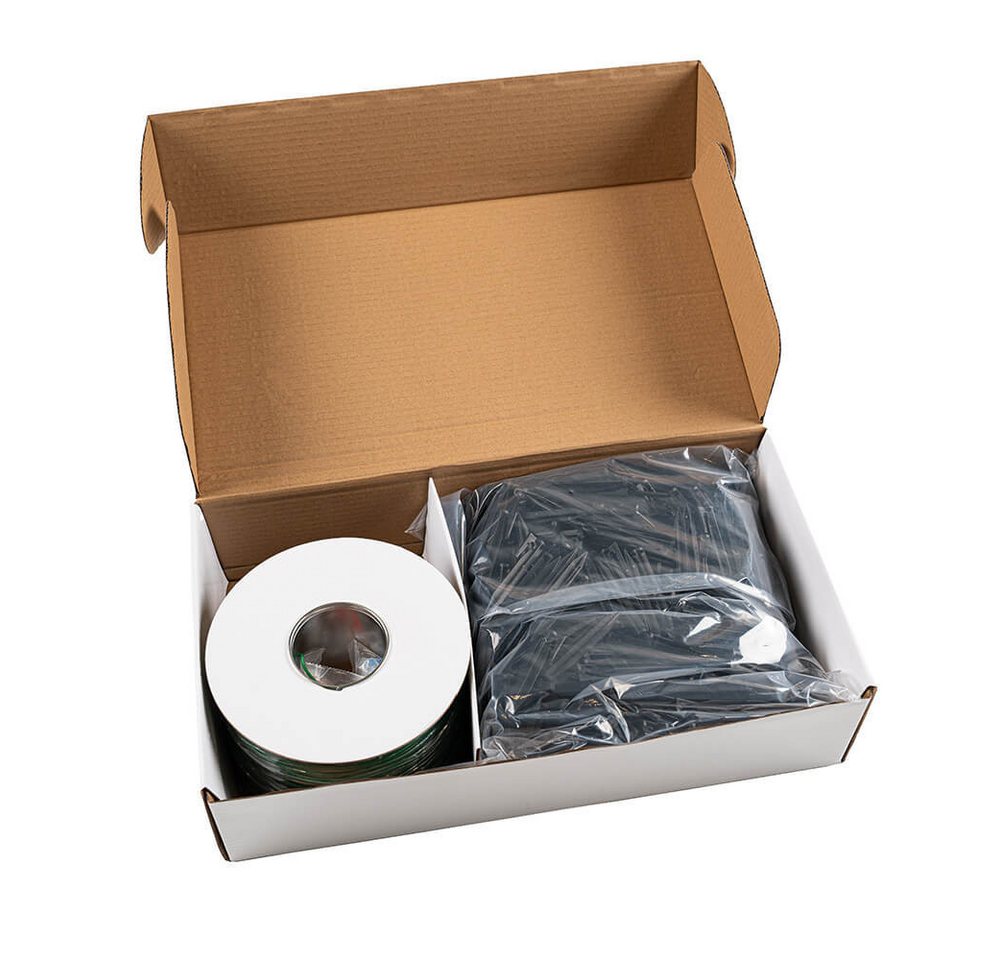 HOME DELUXE Installations-Kit Begrenzungskabel, inkl. Erdspieße, Kabelverbinder & Klemmen, Begrenzungskabel für Mähroboter – Bild 2 von 5
