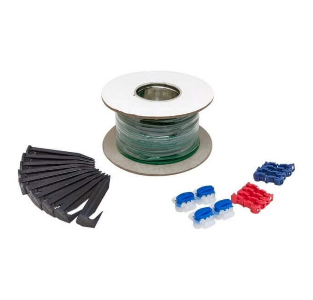 HOME DELUXE Installations-Kit Begrenzungskabel, inkl. Erdspieße, Kabelverbinder & Klemmen, Begrenzungskabel für Mähroboter – Bild 5 von 5