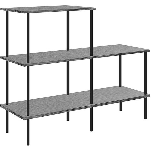 HOME DELUXE Regal INDU, Bücherregal, Standregal, Wohnzimmerregal, Dachschrägenregal