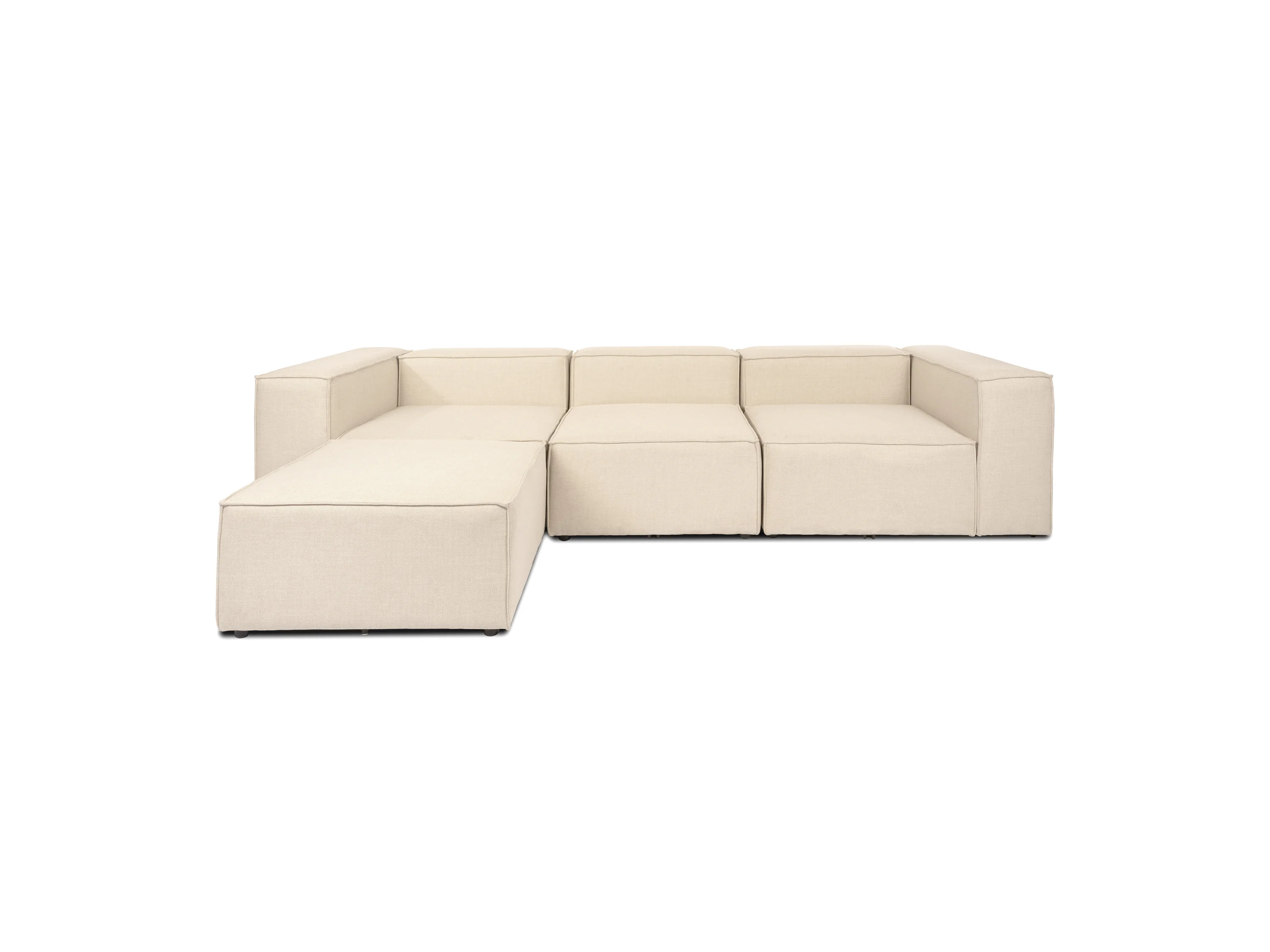 HOME DELUXE Sofa VERONA (L, Beige) – Bild 3 von 4