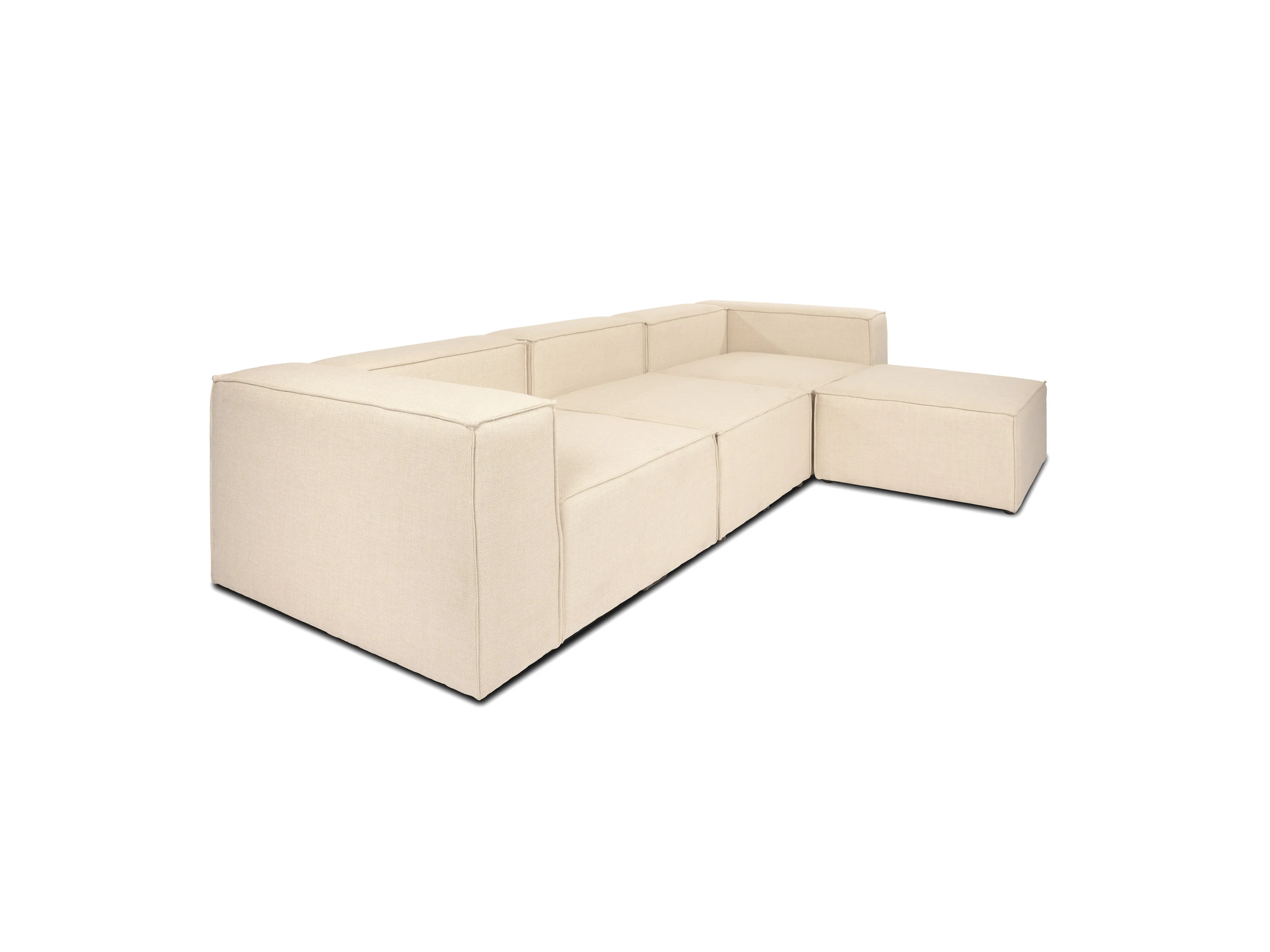 HOME DELUXE Sofa VERONA (L, Beige) – Bild 4 von 4