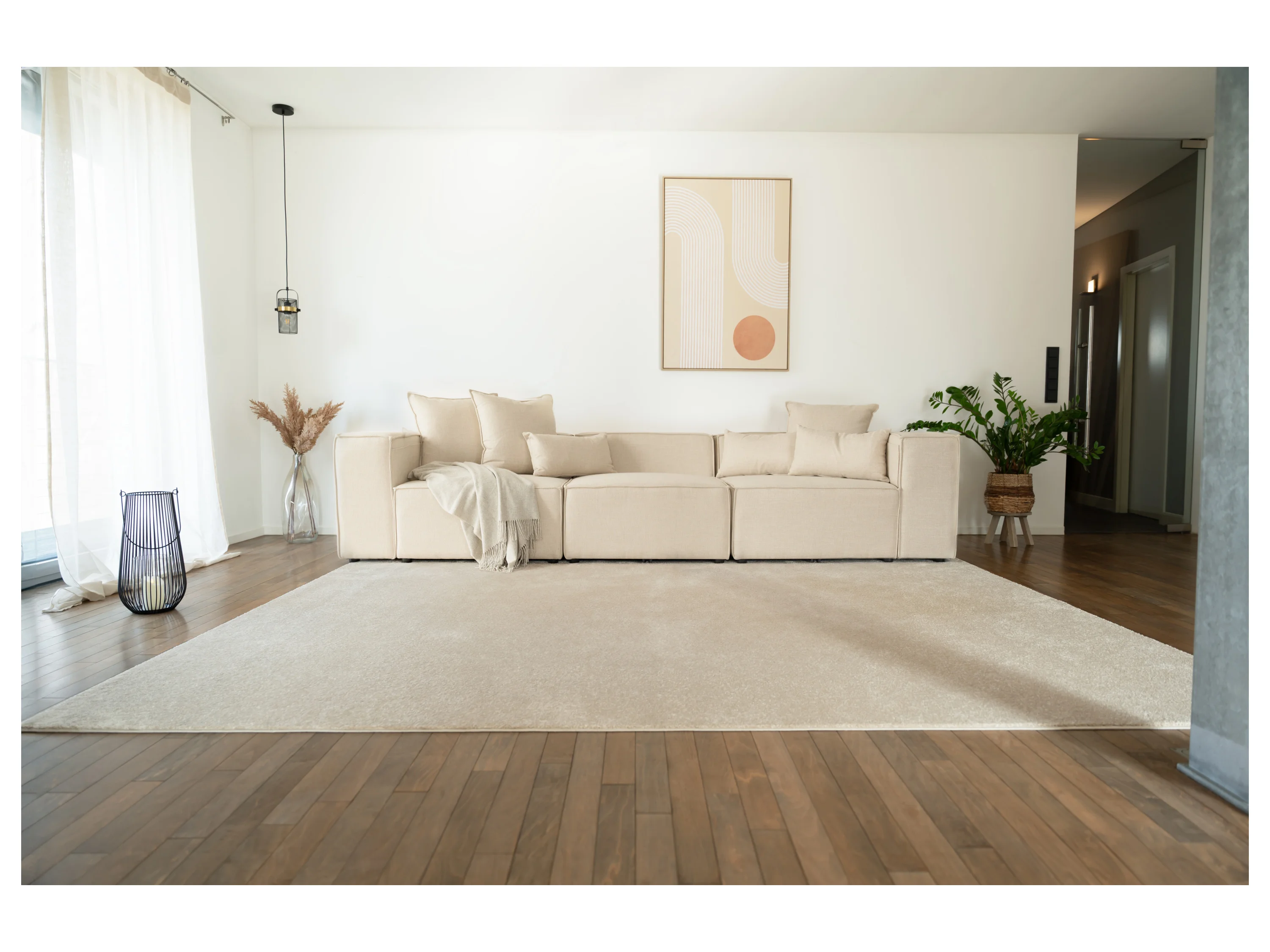 HOME DELUXE Sofa VERONA (M, Beige) – Bild 2 von 4