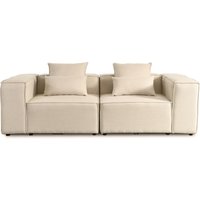 HOME DELUXE Sofa VERONA (S, Beige)