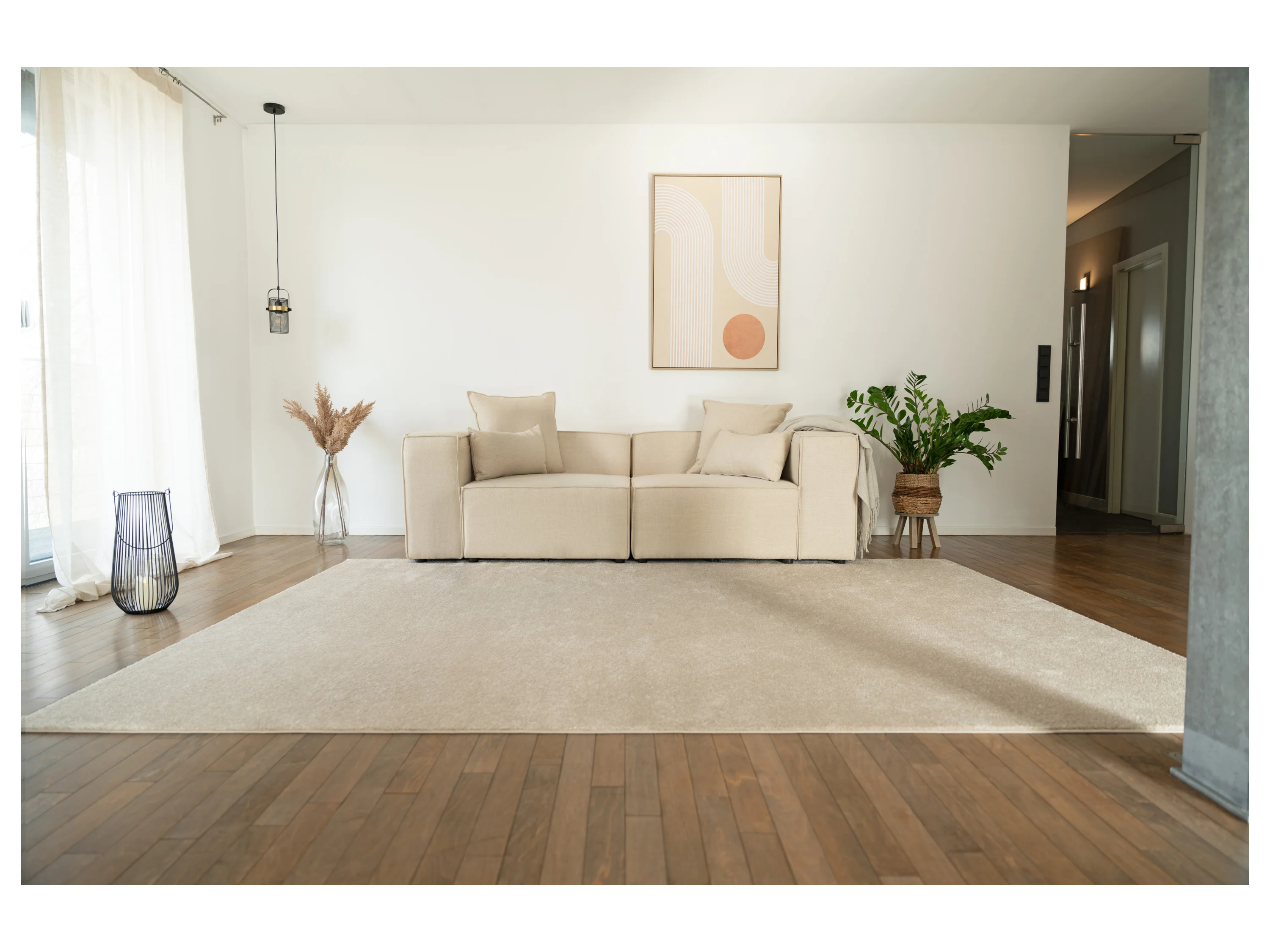 HOME DELUXE Sofa VERONA (S, Beige) – Bild 2 von 4