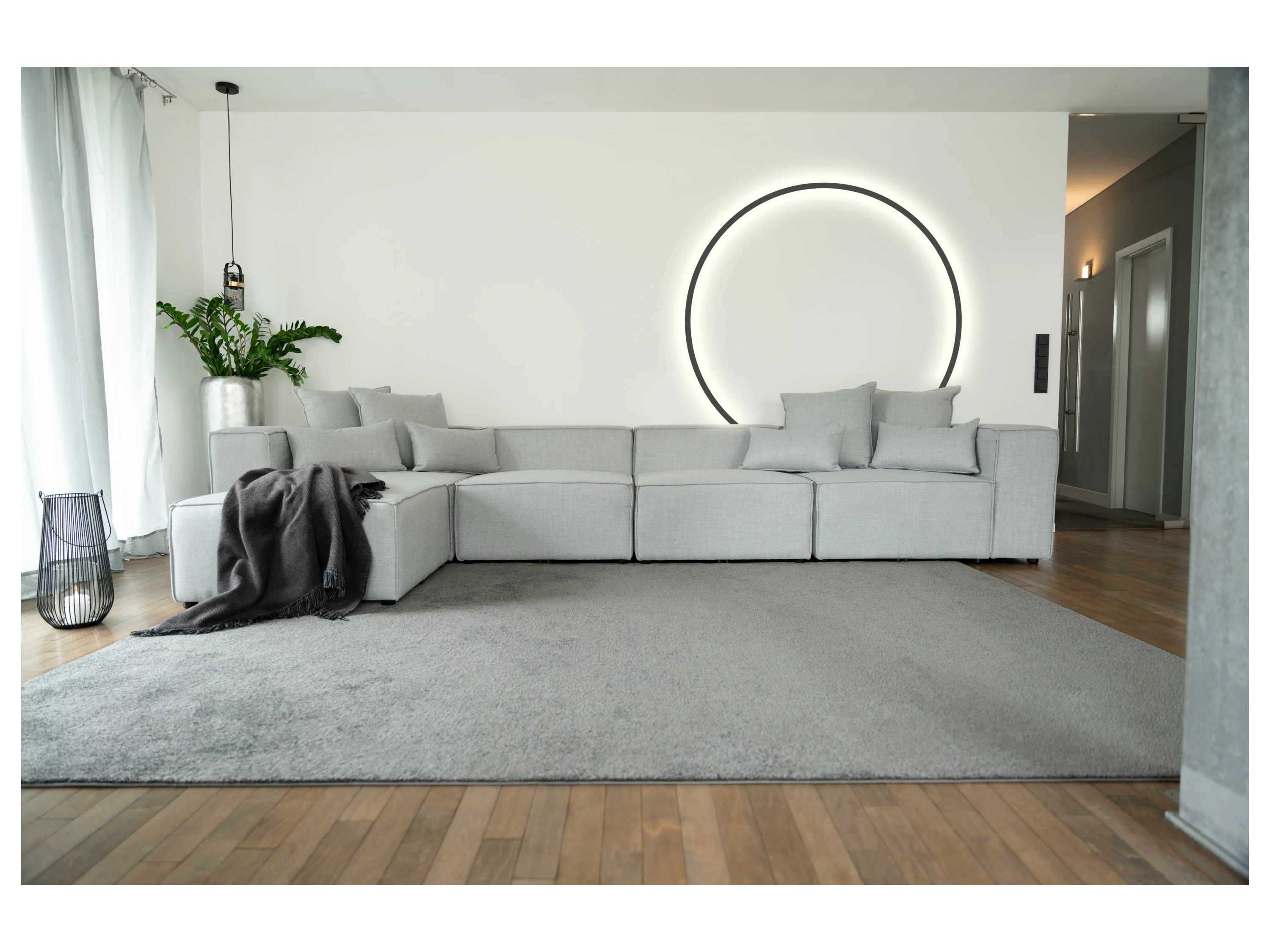 HOME DELUXE Sofa VERONA (XL, Hellgrau) – Bild 2 von 4
