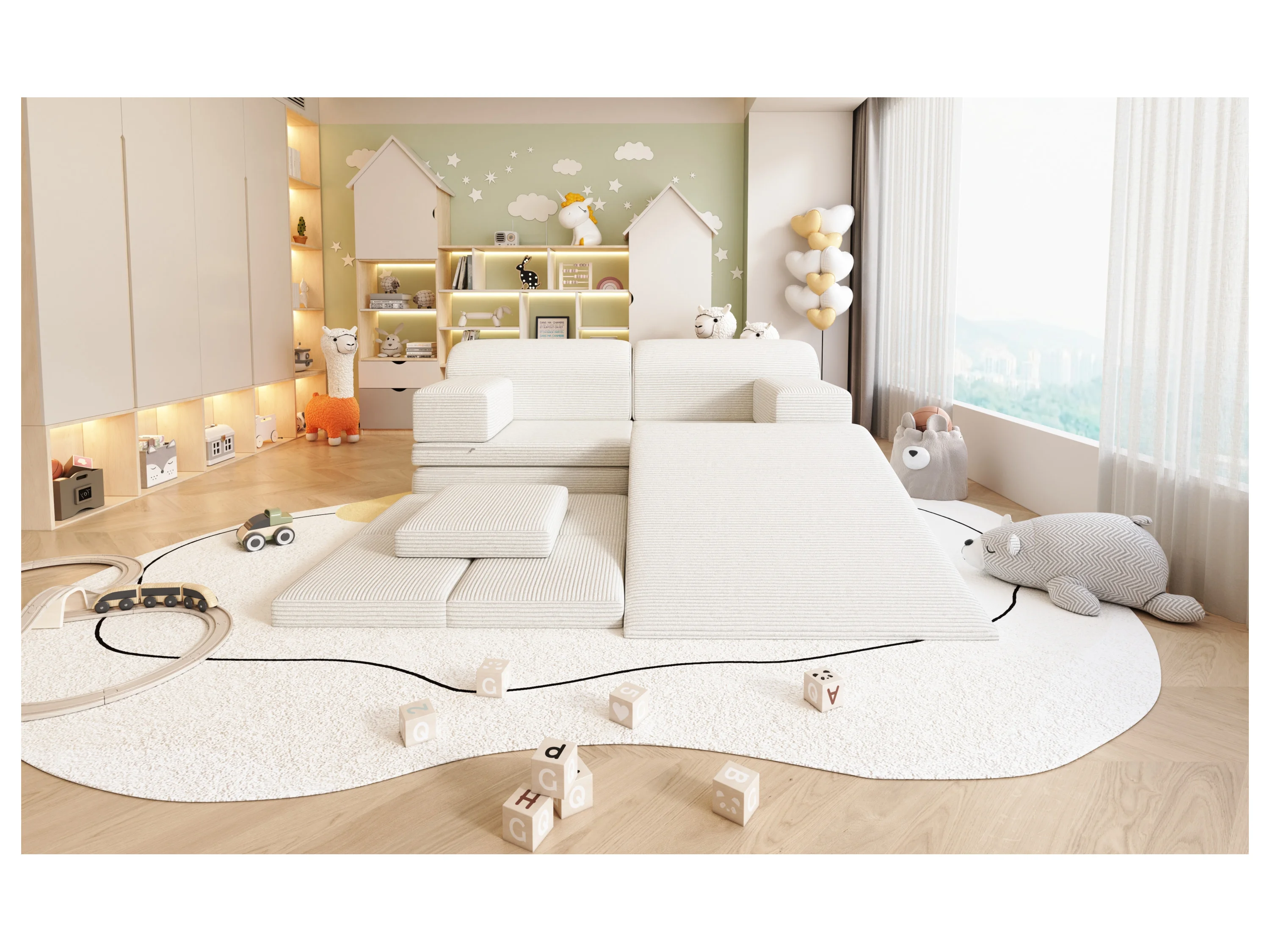 HOME DELUXE Spielsofa »LIV«, inkl. Rutsche und Stapelsteine – Bild 4 von 4