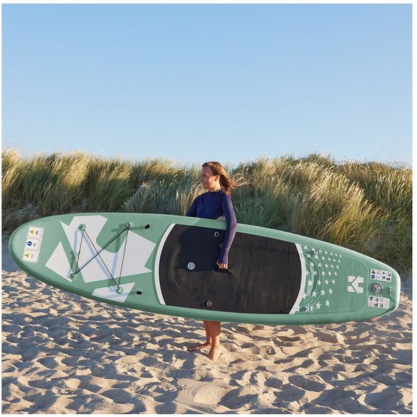 HOME DELUXE SUP-Board Stand Up Paddle Board MOANA, (mit Paddel, Pumpe & Transportrucksack), rutschfest & Single Layer Drop Stitch, Paddelboard, Paddling Board