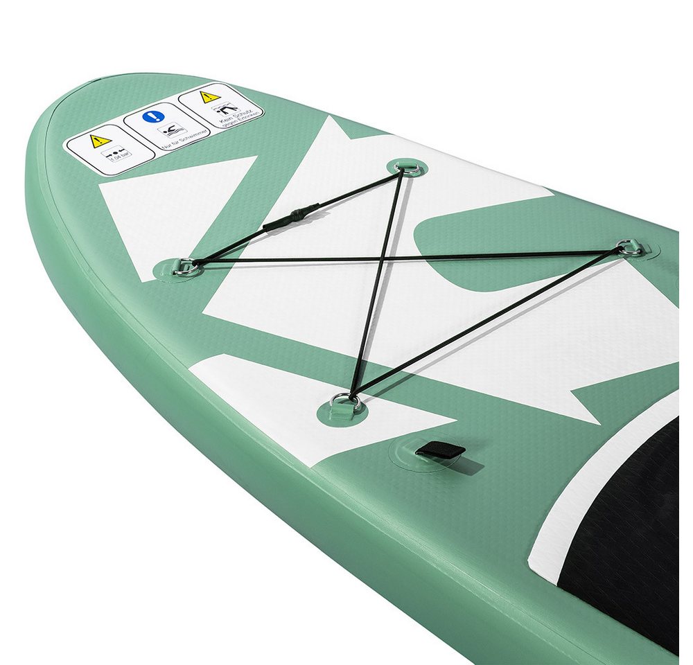 HOME DELUXE SUP-Board Stand Up Paddle Board MOANA, (mit Paddel, Pumpe & Transportrucksack), rutschfest & Single Layer Drop Stitch, Paddelboard, Paddling Board – Bild 4 von 5