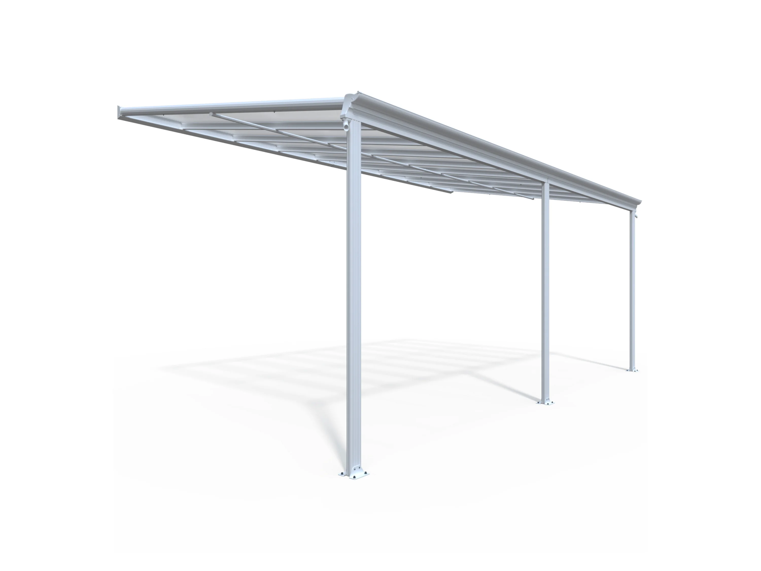 HOME DELUXE Terrassenüberdachung »SOLIS«, verschiedene Größen (557x 303 x 278 cm, Weiß) – Bild 3 von 4