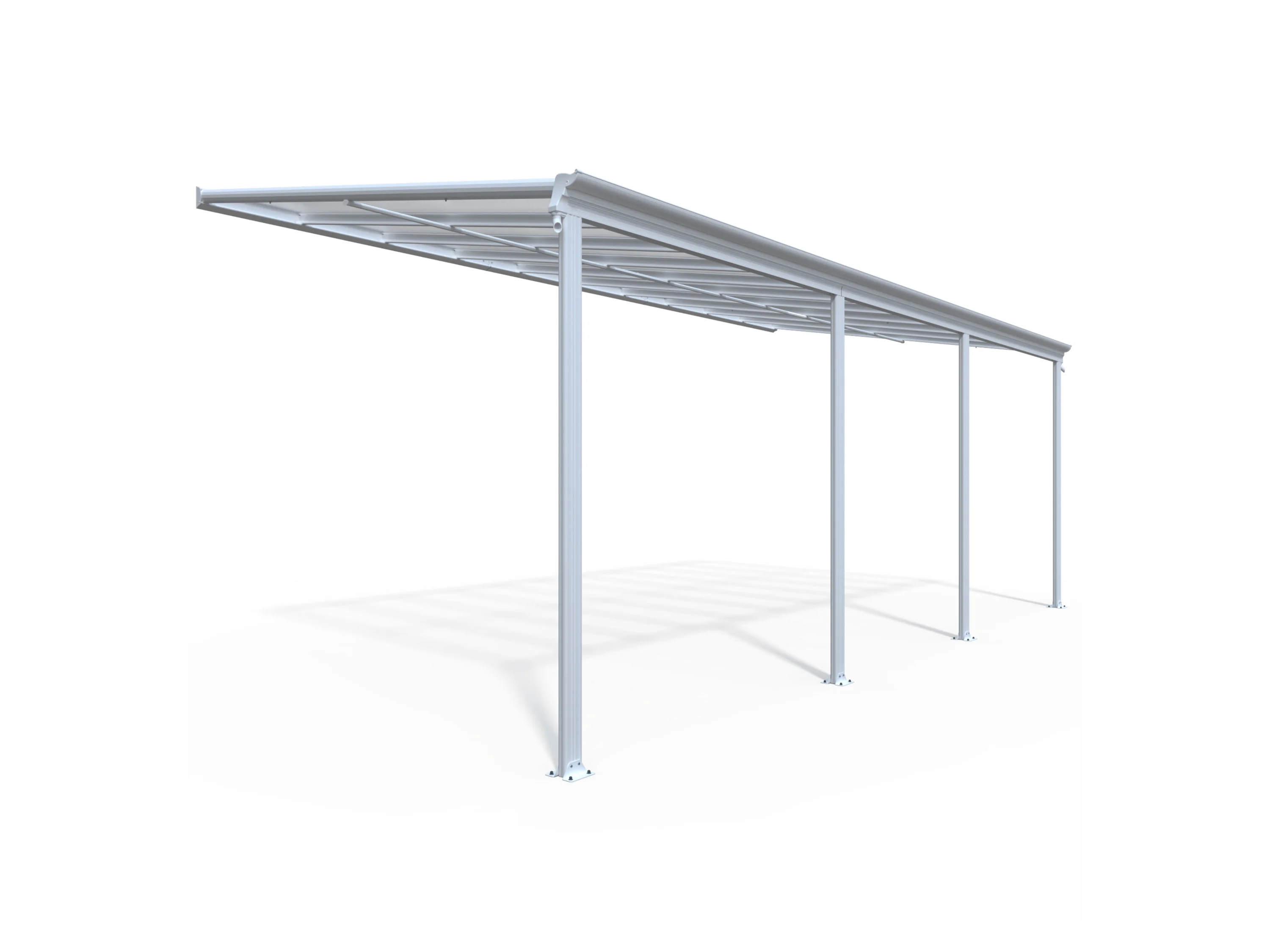 HOME DELUXE Terrassenüberdachung »SOLIS«, verschiedene Größen (618 x 303 x 278 cm, Weiß) – Bild 3 von 4