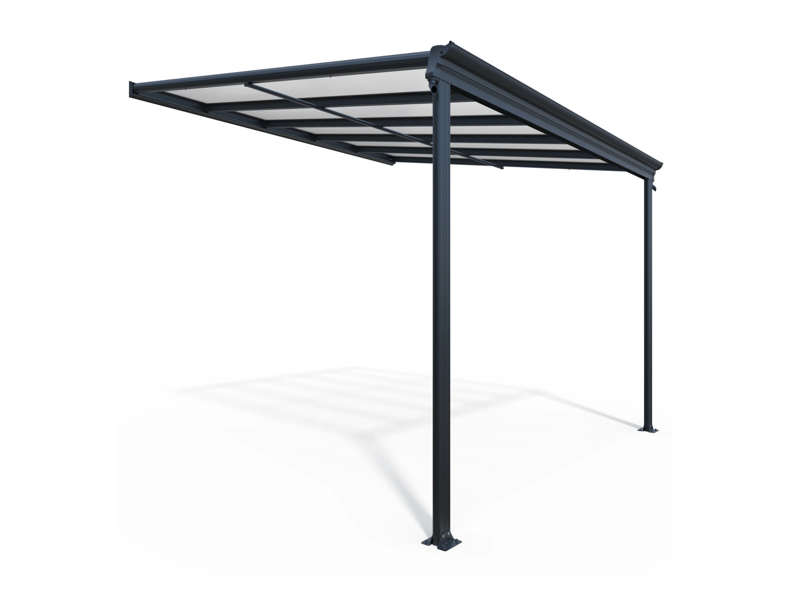 HOME DELUXE Terrassenüberdachung »SOLIS«, verschiedene Größen (312 x 300 x 278 cm, Grau) – Bild 4 von 4