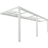 HOME DELUXE Terrassenüberdachung »SOLIS DELUXE«, verschiedene Größen (579 x 295 cm, Weiß)