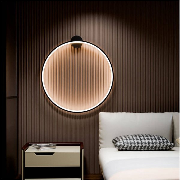 HOME DELUXE Wandleuchte RAYON, LED fest integriert, Individuell dimmbar & Memory-Funktion, Runde LED Wandlampe