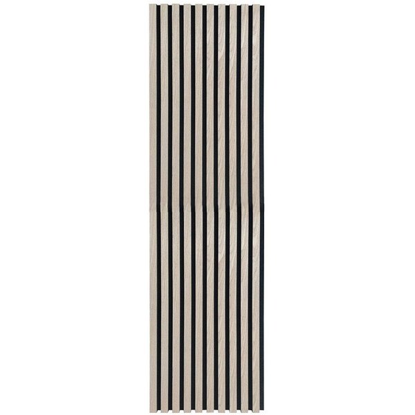 HOME DELUXE Wandpaneel Akustikpaneel SONIC, BxL: 40,50x240,00 cm, 0,96 qm, Akustik Wand Paneele, Lamellenwand, Akustik Paneele
