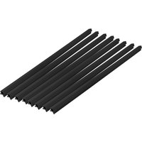 HOME DELUXE WPC Eckprofil »SANO«, für Fassadenverkleidung "DUVAR" (8er Set, Anthrazit)