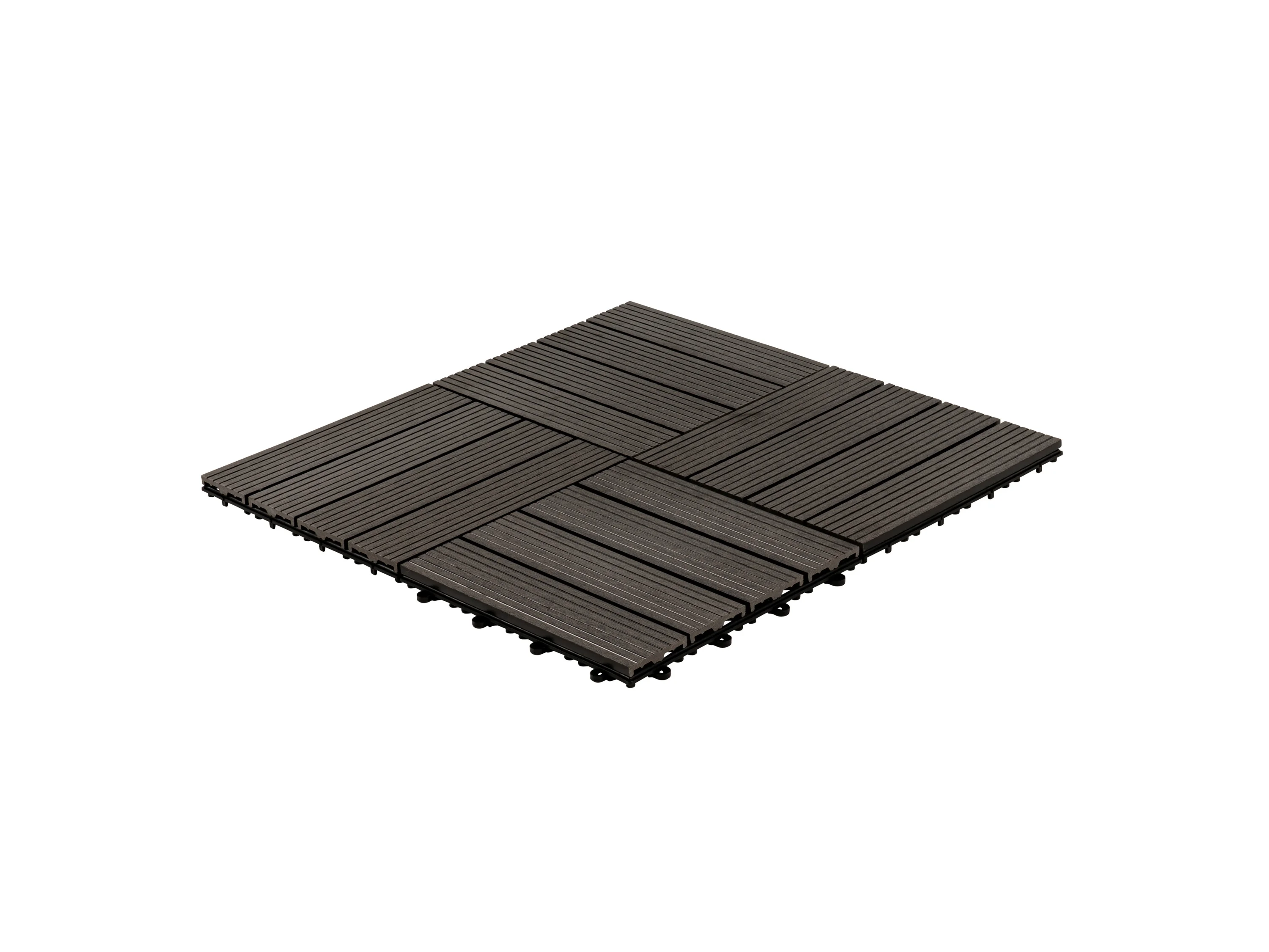 HOME DELUXE WPC Holzfliesen (1m², Anthrazit) – Bild 4 von 4