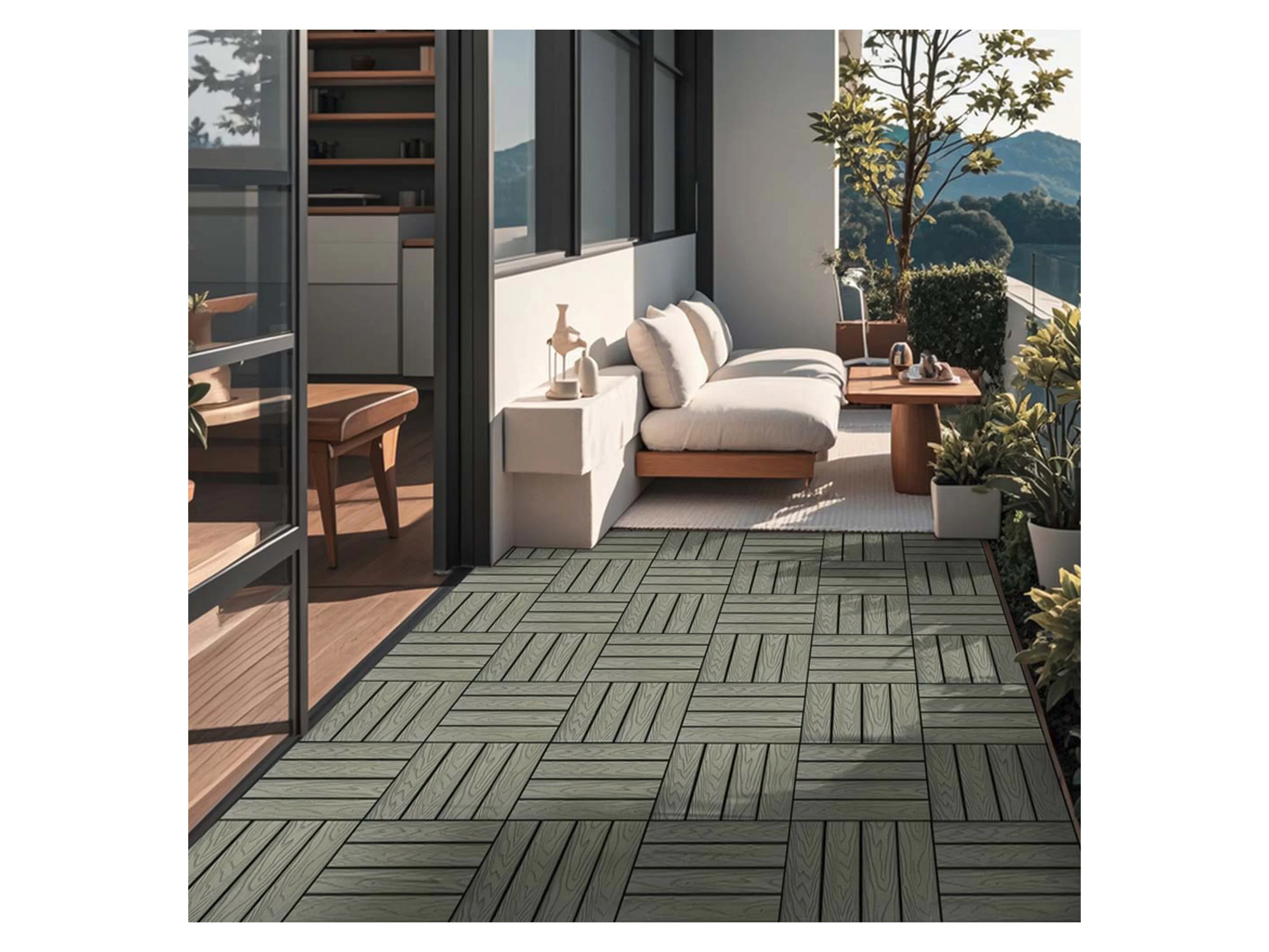 HOME DELUXE WPC Klickfliesen »BAVARO PREMIUM« (1 m², Antik) – Bild 2 von 3