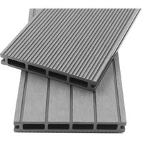 HOME DELUXE WPC Terrassendielen SAMANA (2,20 m) (10m², Hellgrau)