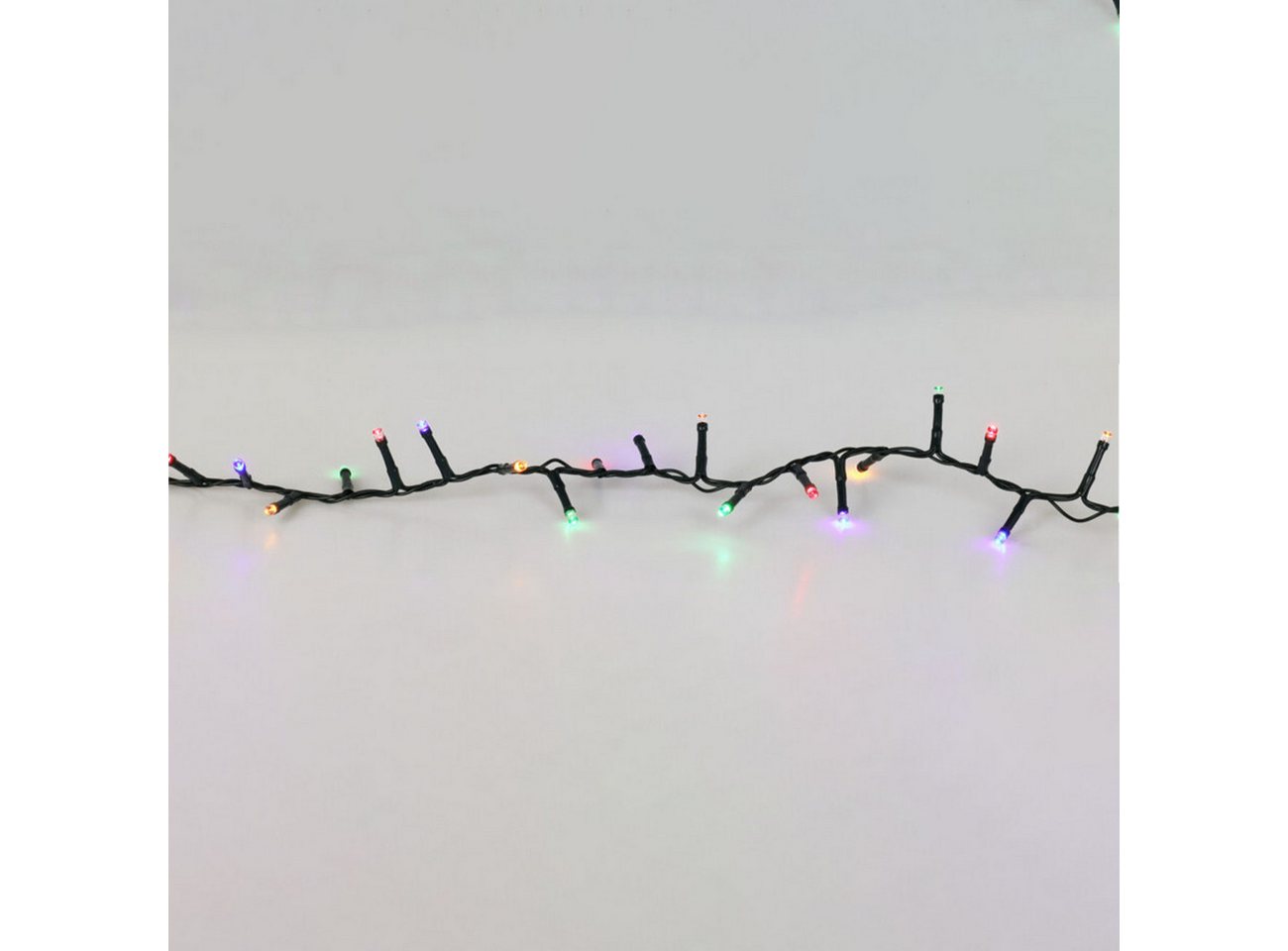 Home & styling collection LED-Lichterkette Basics Solar-Lichterkette 21 m, 480 bunte LEDs, 13 Funktionen, IP44, Solarpanel 24V, 230 mAh/Lampenabstand 4,5 cm/13  – Bild 3 von 5