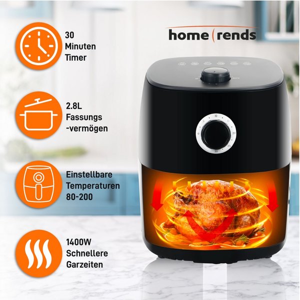 home trends Heißluftfritteuse, 1400,00 W