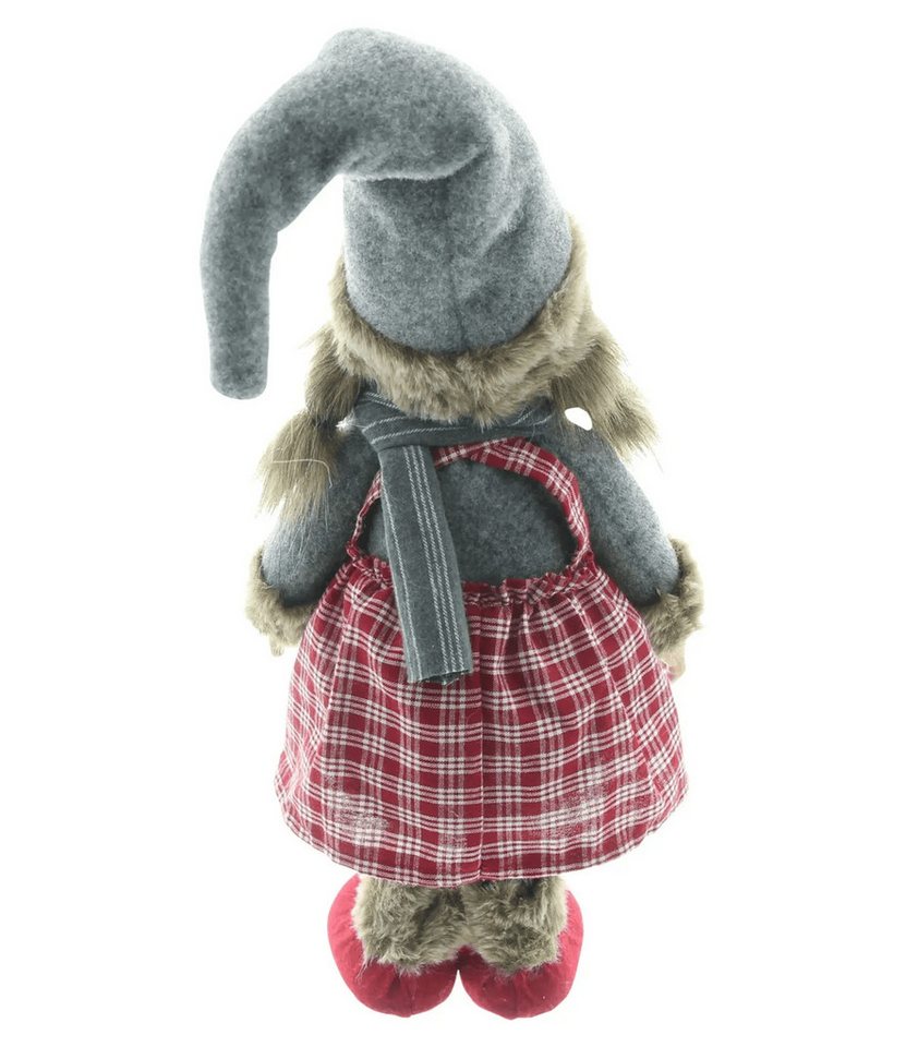 Home-trends24.de Dekofigur Wichtel Mädchen Herbst Weihnachten Deko Skulptur Deko 45 cm – Bild 5 von 5