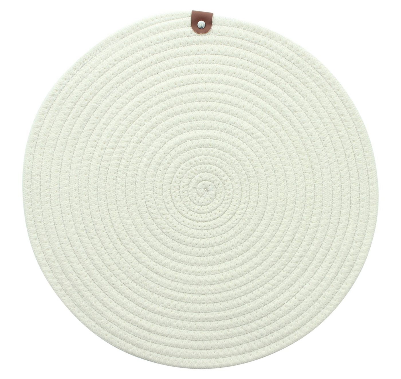Home-trends24.de Platzset Platzmatte weiß Platzdeckchen Tischset 2er-Set – Bild 2 von 2