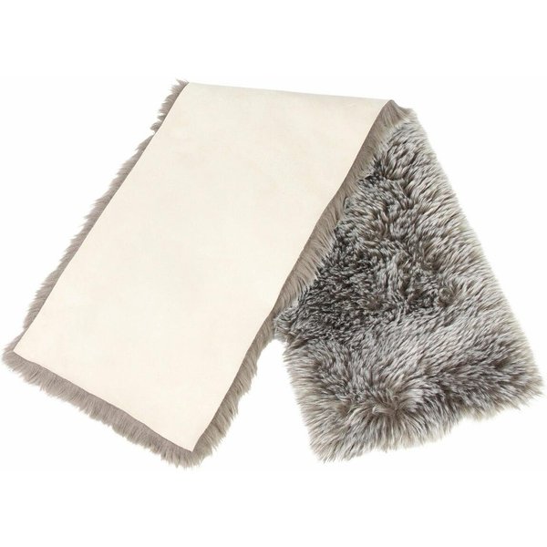 Home-trends24.de Tischläufer Tischläufer Kunstfell Braun Beige Mitteldecke Tischdecke 30x120cm