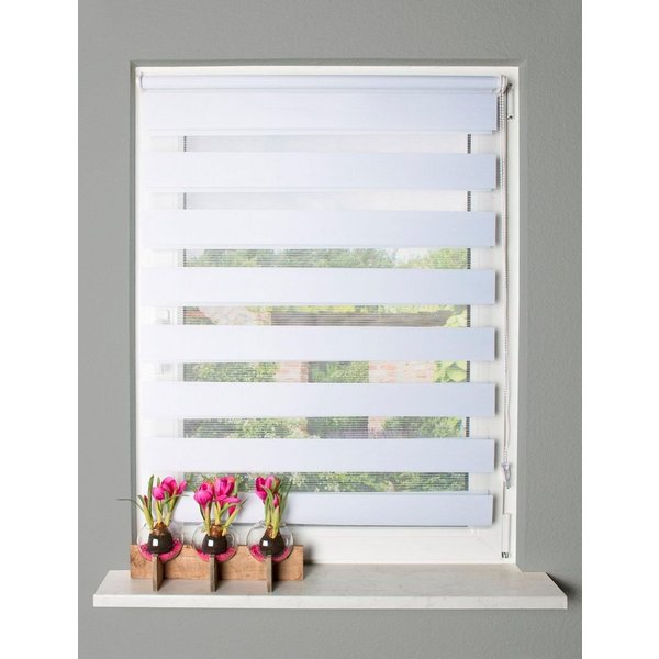 Doppelrollo STRIPES, HOME WOHNIDEEN, Lichtschutz, ohne Bohren, Klemmfix
