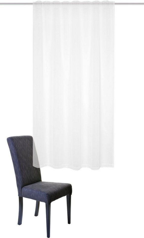 HOME WOHNIDEEN Gardine DOLLY (1 St), Multifunktionsband, transparent, Voile, transparent – Bild 2 von 5